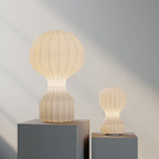 Lampe de Table Soie Blanche