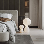 Lampe de Table Soie Blanche