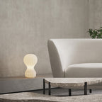 Lampe de Table Soie Blanche