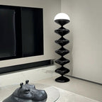 Lampadaire Gourde Métal Sculpturale