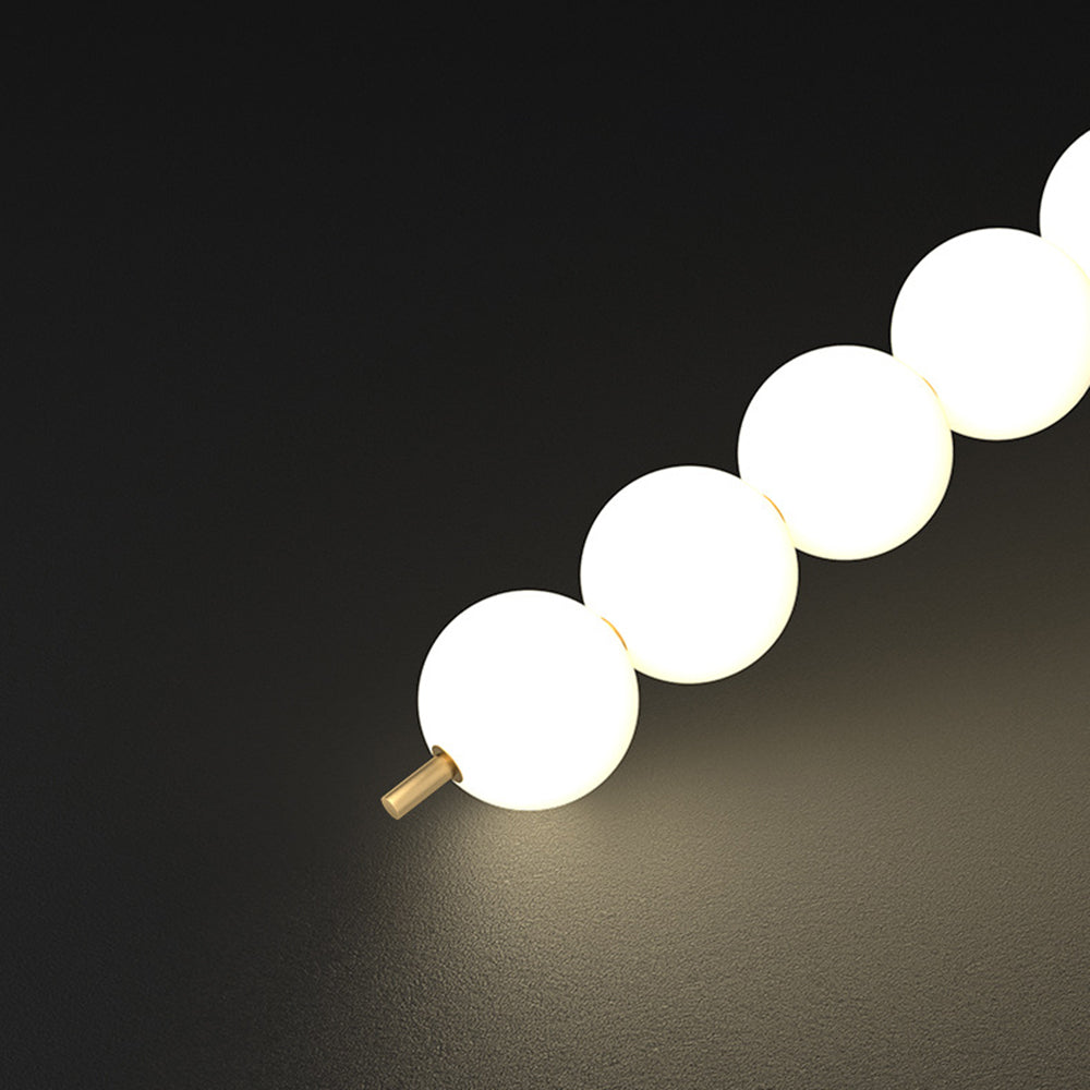 Lampadaire Multi-Globe Laiton Blanc