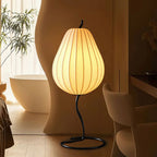 Lampadaire Poire Tissu Beige