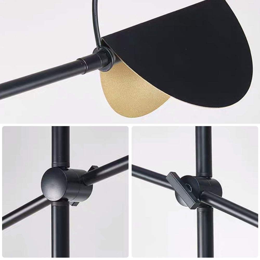 Lampadaire Linéaire Terrazzo Métal
