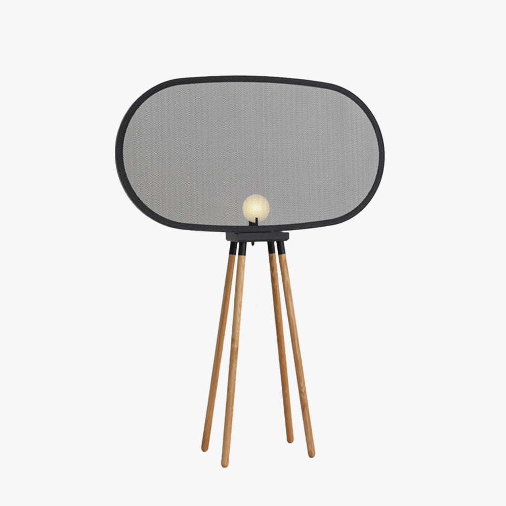 Lampadaire Géométrique Bois & Gris
