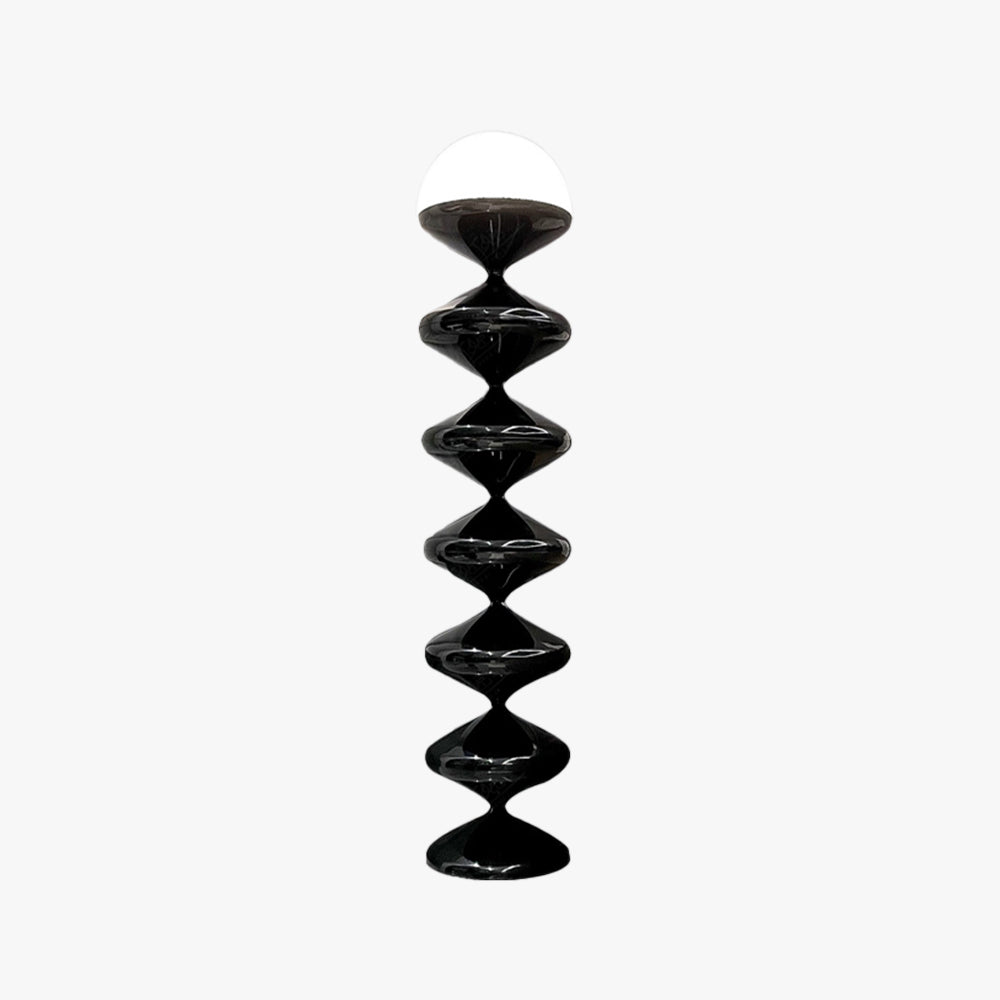 Lampadaire Gourde Métal Sculpturale