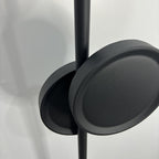 Lampadaire Rond Métal Noir Nordique