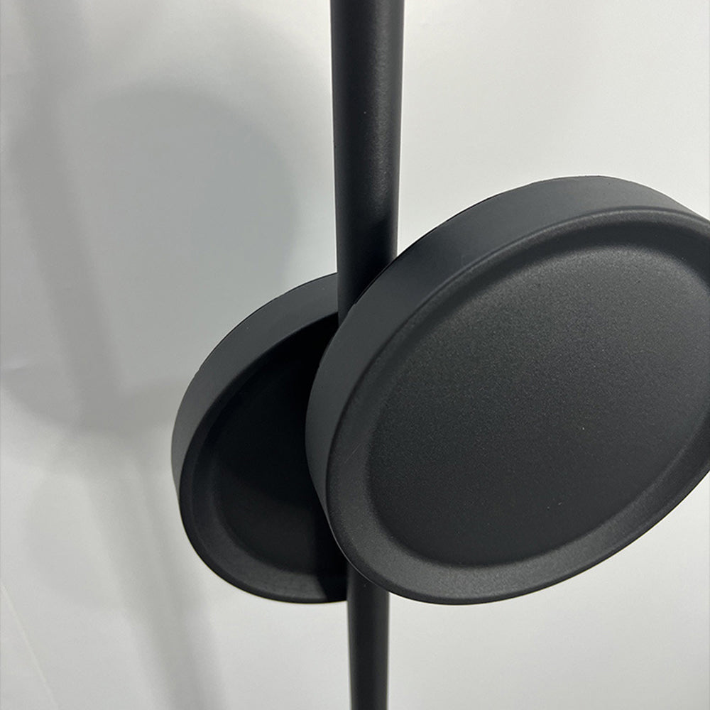 Lampadaire Rond Métal Noir Nordique