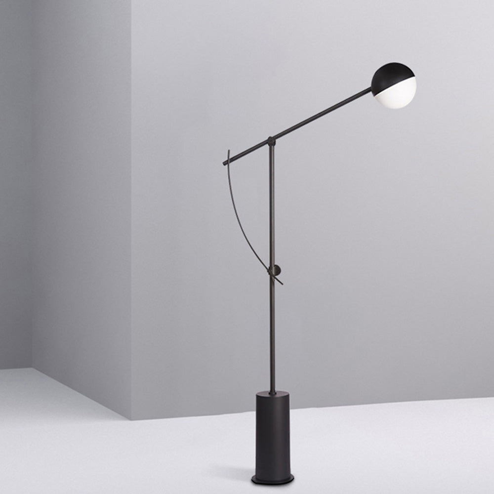 Lampadaire Globe Linéaire Noir