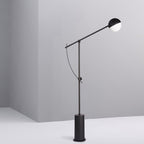 Lampadaire Globe Linéaire Noir