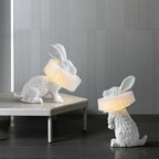 Lampe Veilleuse Lapin Résine