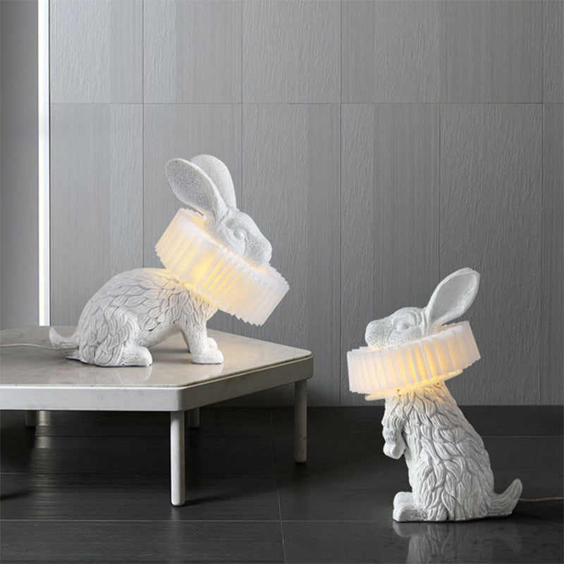 Lampe Veilleuse Lapin Résine