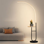 Lampadaire Arc Marbre Noir Chevet