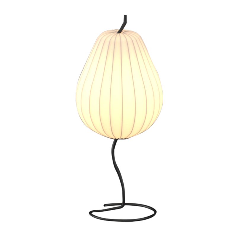 Lampadaire Poire Tissu Beige