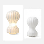 Lampe de Table Soie Blanche