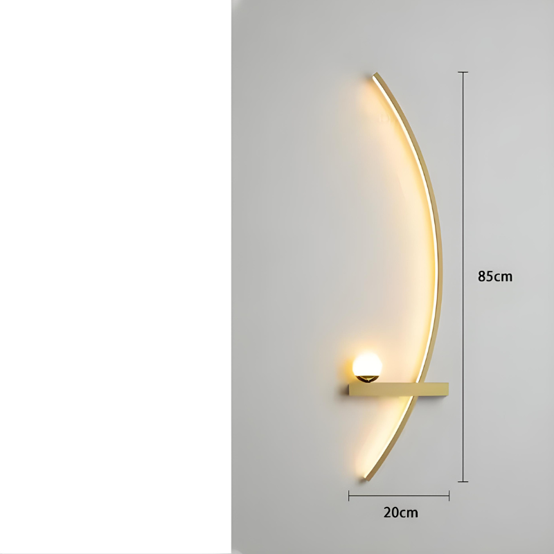 Applique Murale Arc Demi-Cercle