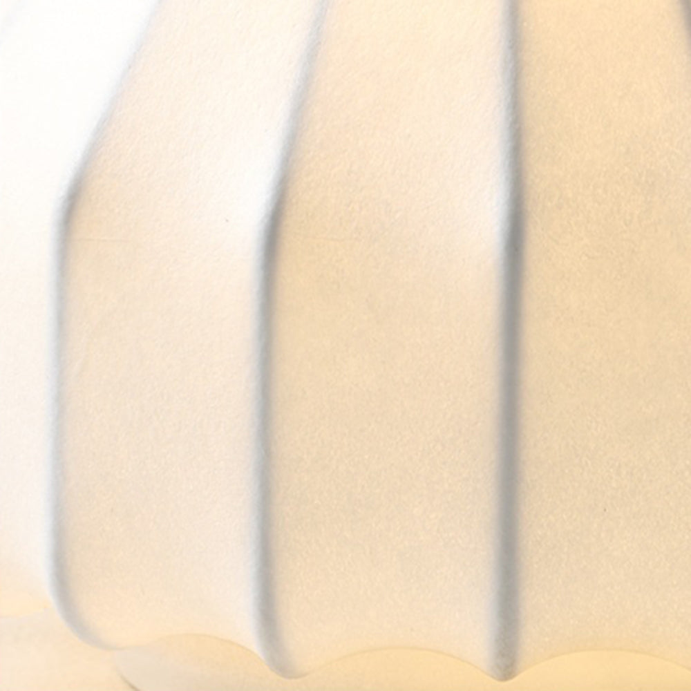 Lampe de Table Soie Blanche