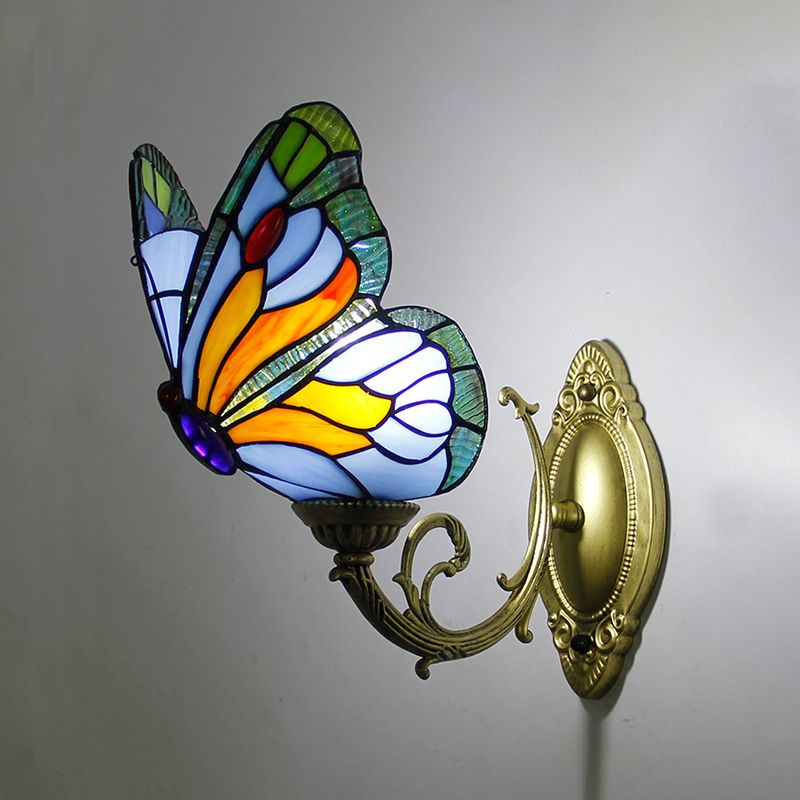 Applique Murale Papillon Tiffany