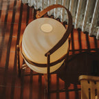 Lampadaire Lanterne Bois & Verre
