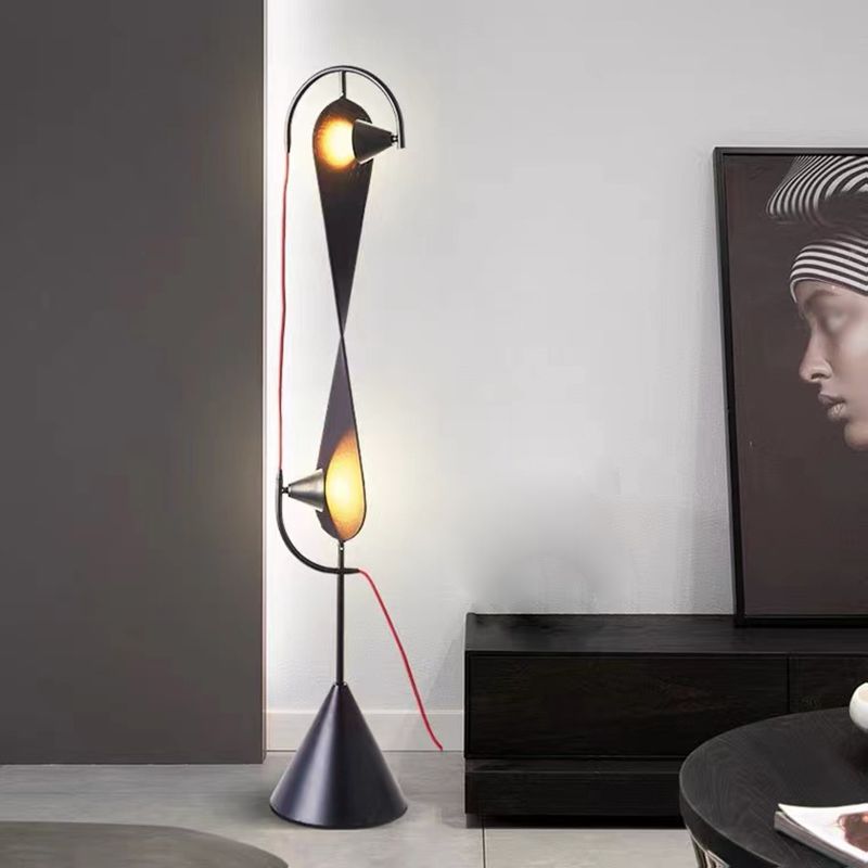 Lampadaire Géométrique Métal