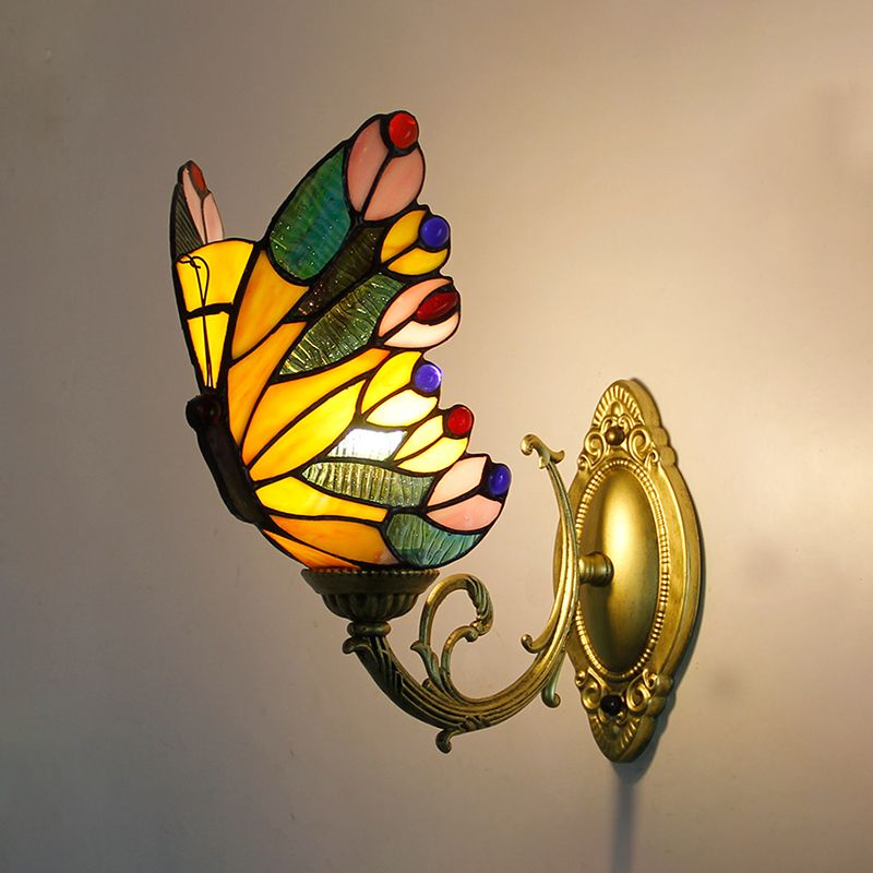 Applique Murale Papillon Tiffany