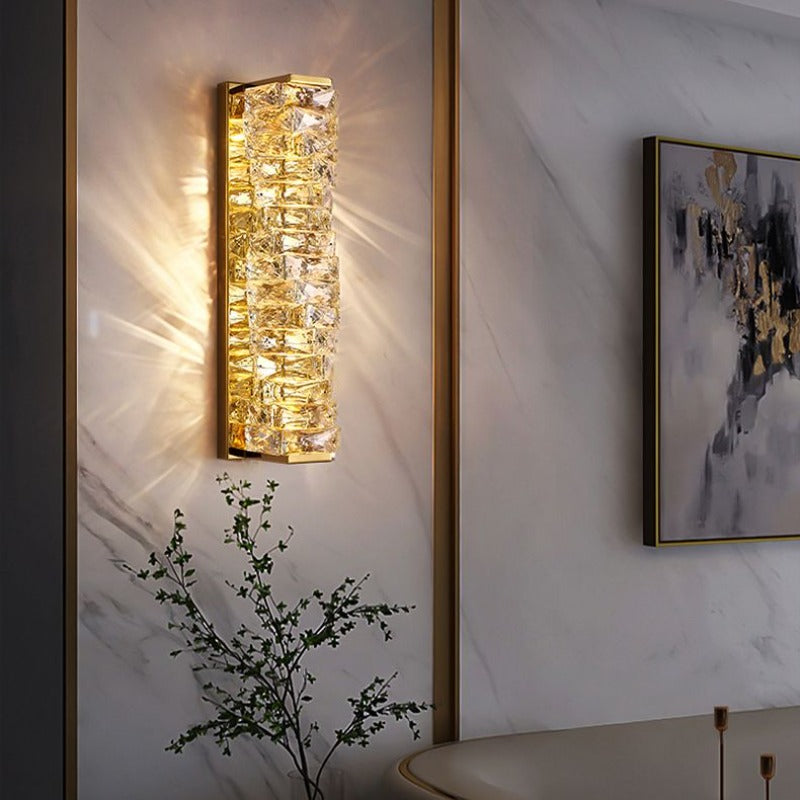 Applique Murale Cristal Rectangulaire