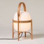 Lampadaire Lanterne Bois & Verre