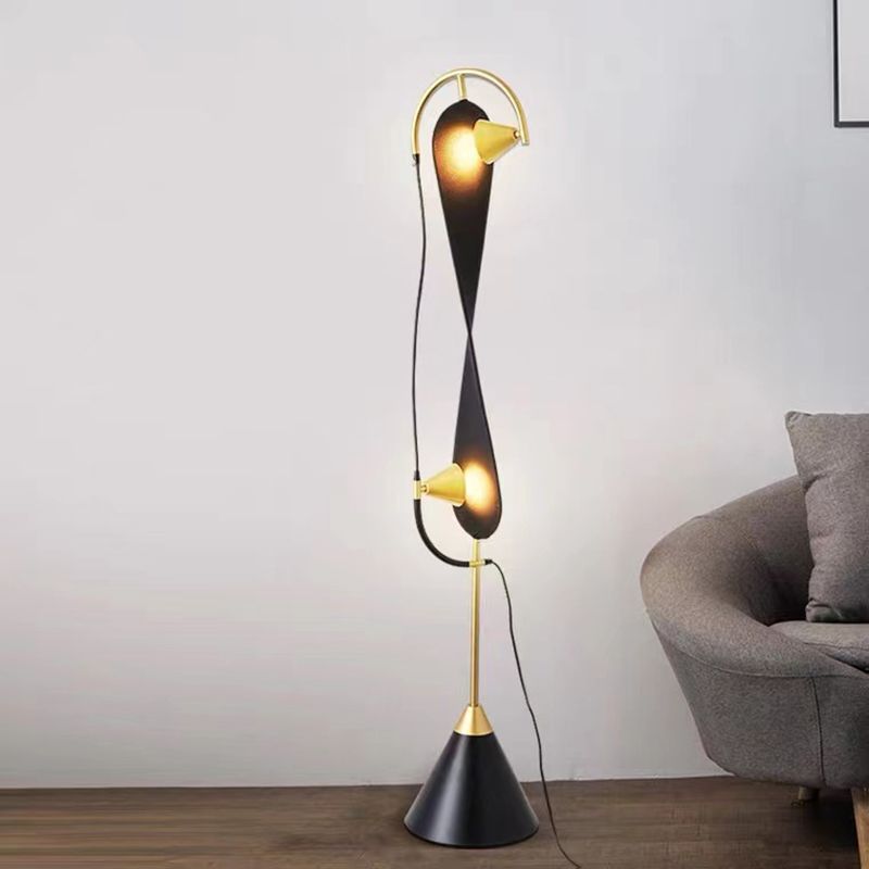 Lampadaire Géométrique Métal