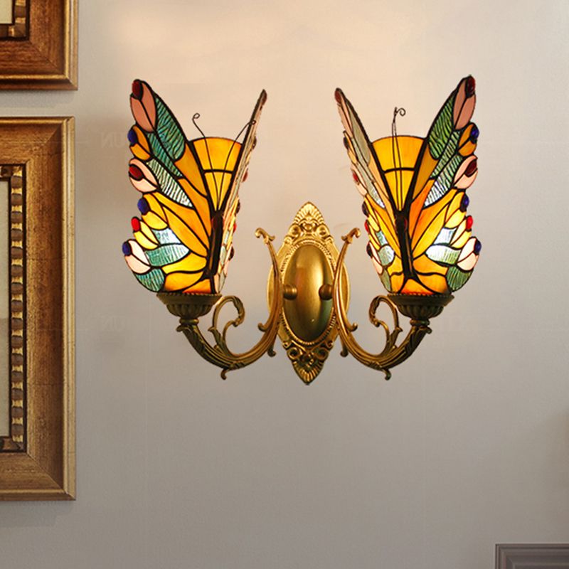 Applique Murale Papillon Tiffany