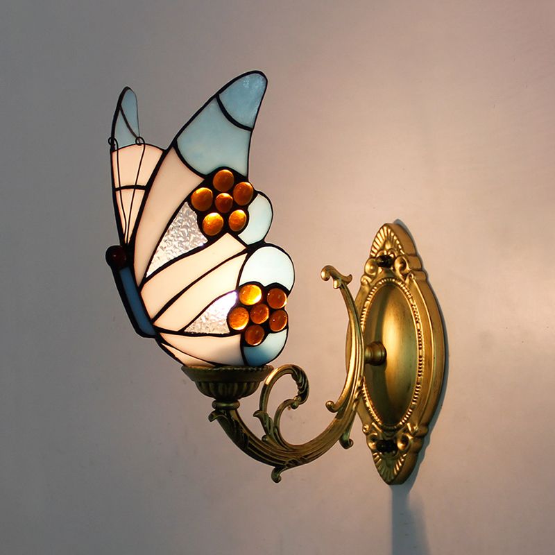 Applique Murale Papillon Tiffany