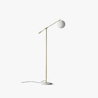 Lampadaire Boule Verre Doré