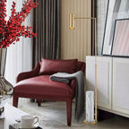 Lampadaire Cylindre Marbre & Or
