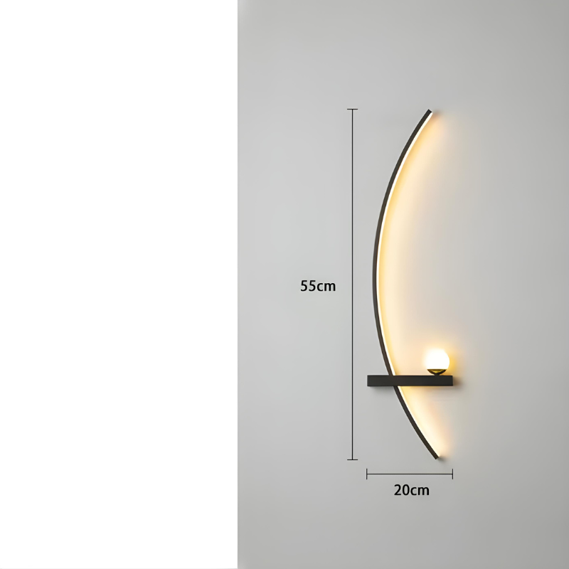 Applique Murale Arc Demi-Cercle