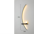 Applique Murale Arc Demi-Cercle