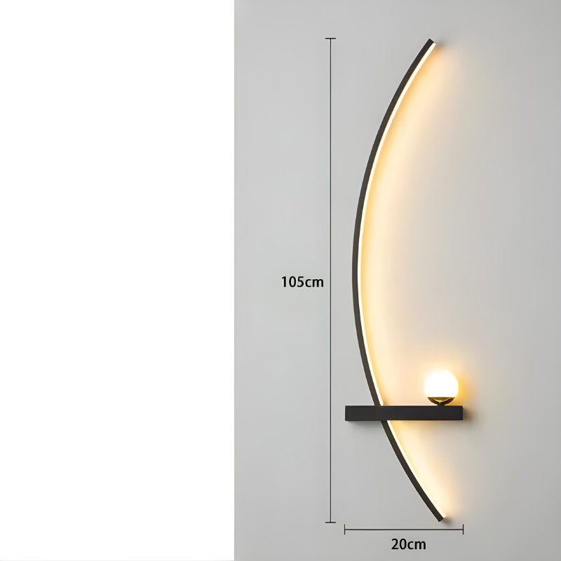 Applique Murale Arc Demi-Cercle