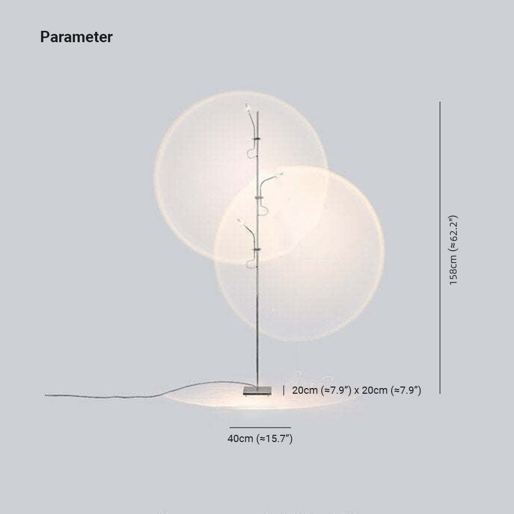 Lampadaire Linéaire Trait Lumineux