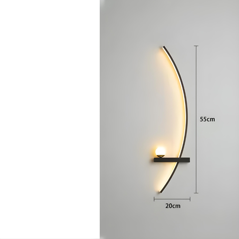 Applique Murale Arc Demi-Cercle