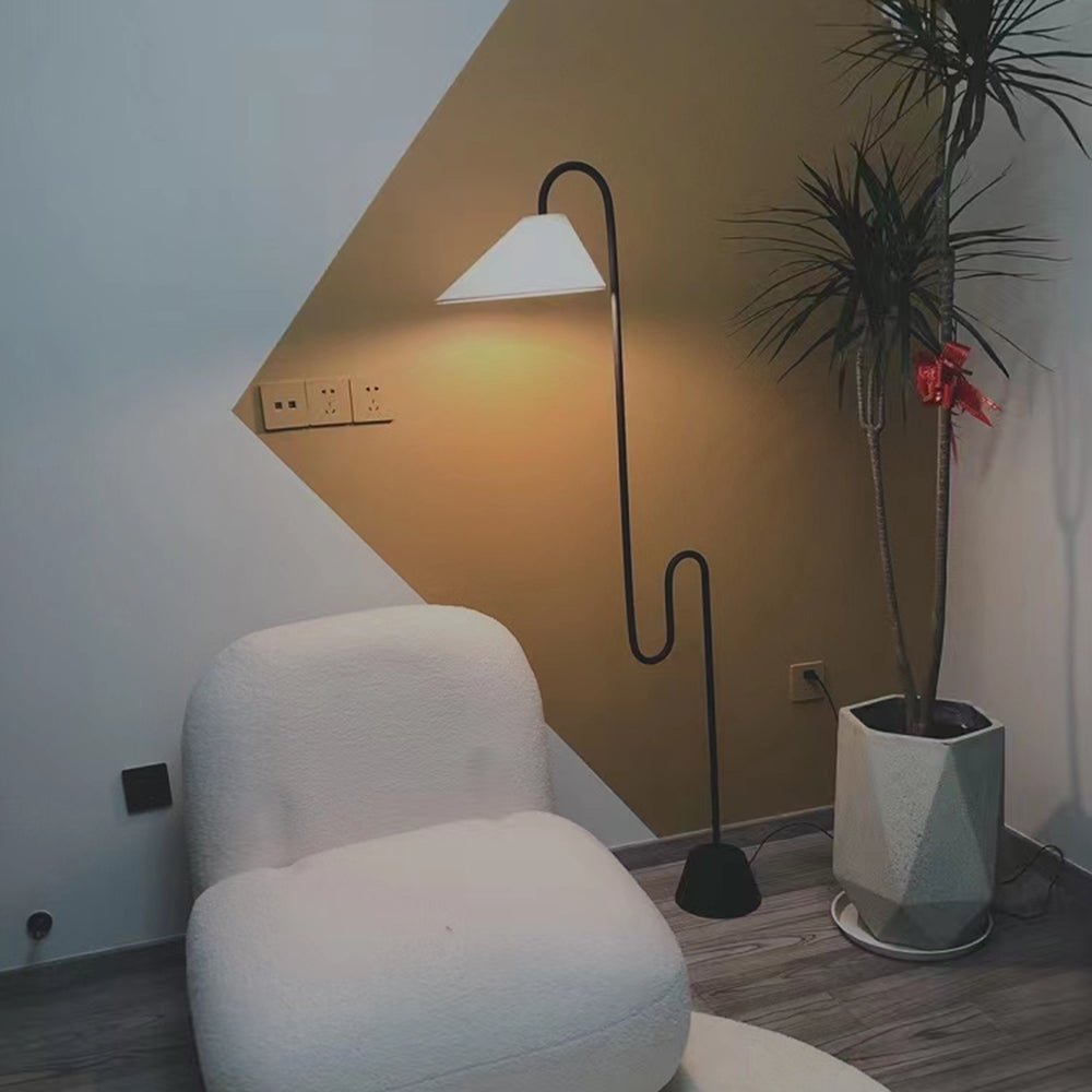 Lampadaire Arche Tissu Minimaliste