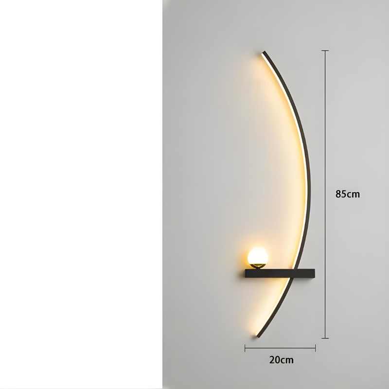 Applique Murale Arc Demi-Cercle