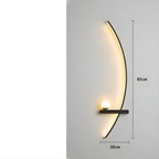 Applique Murale Arc Demi-Cercle