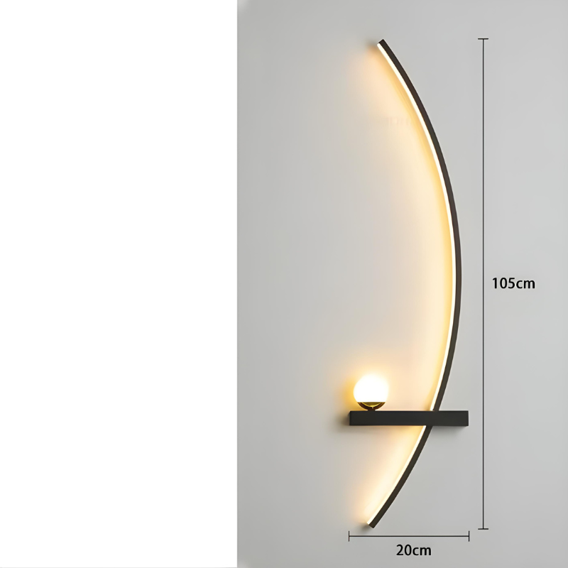 Applique Murale Arc Demi-Cercle