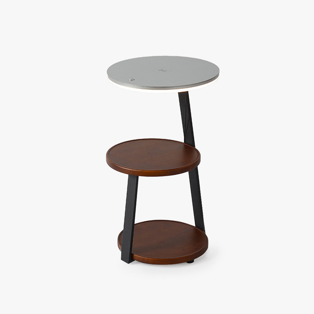 Lampadaire LED Bois Tactile Scandinave