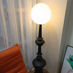 Lampadaire Colonne Résine Vintage