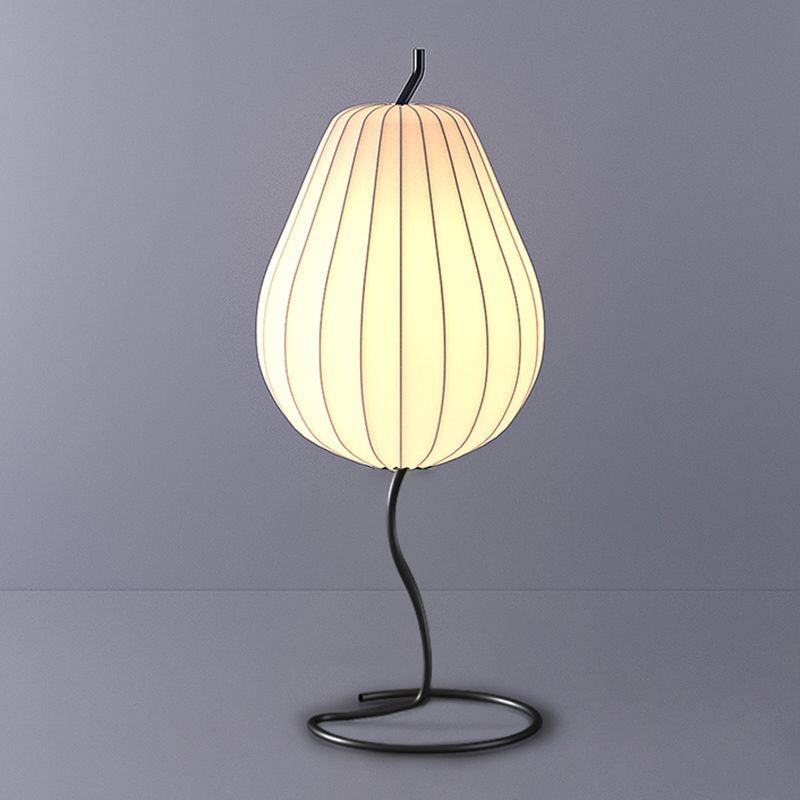 Lampadaire Poire Tissu Beige
