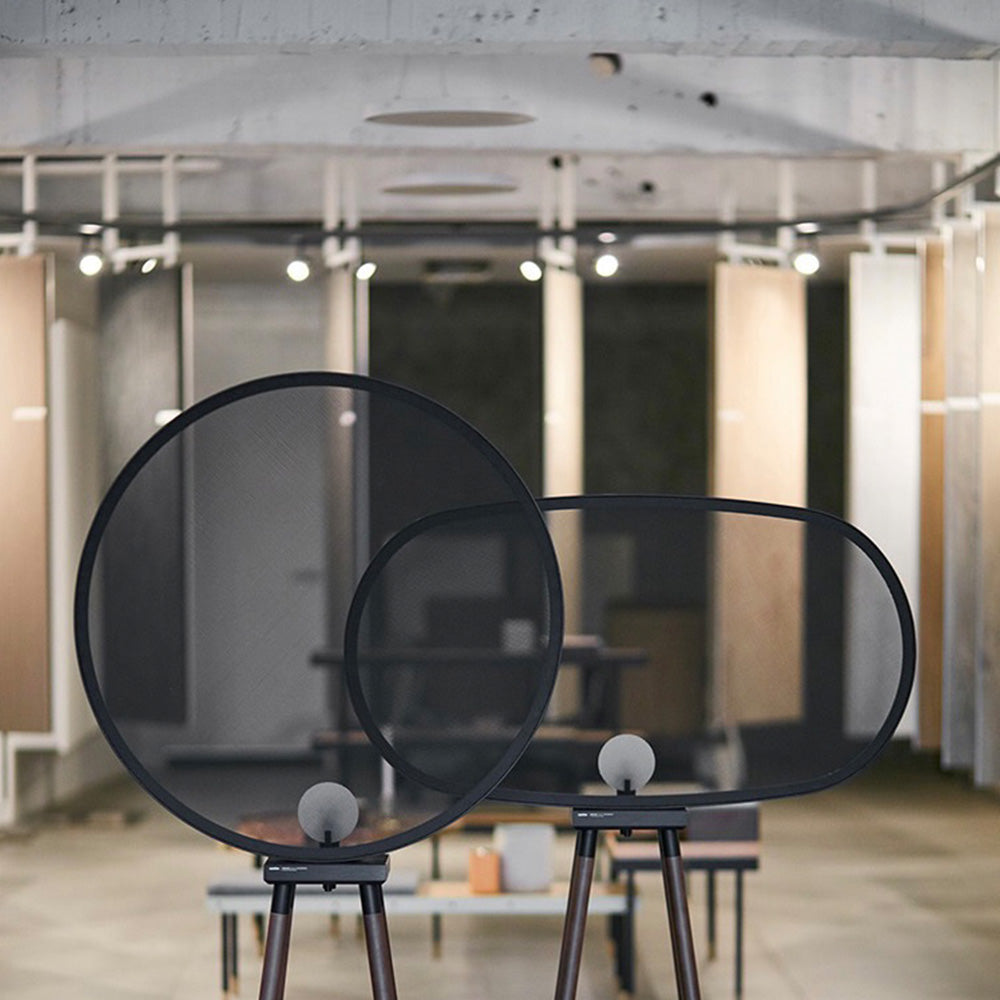 Lampadaire Géométrique Bois & Gris
