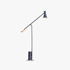 Lampadaire Cylindre Marbre Noir