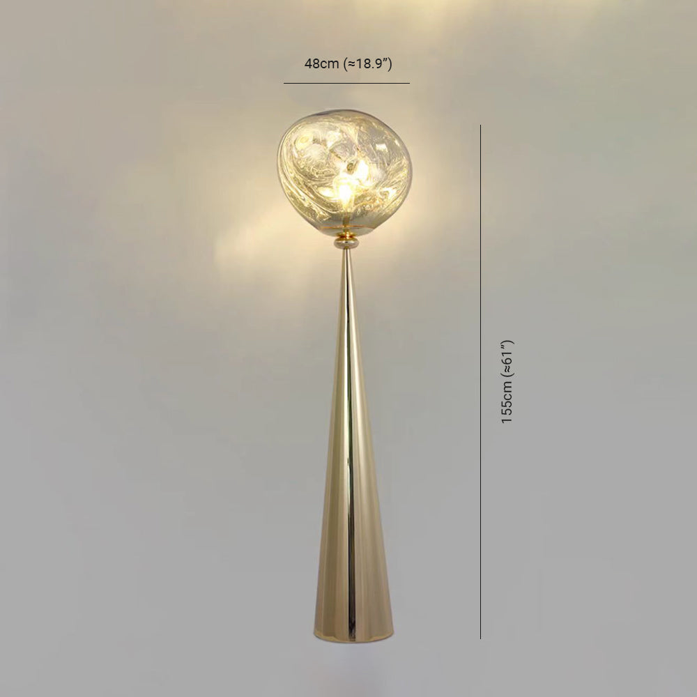 Lampadaire Design Italien Acrylique