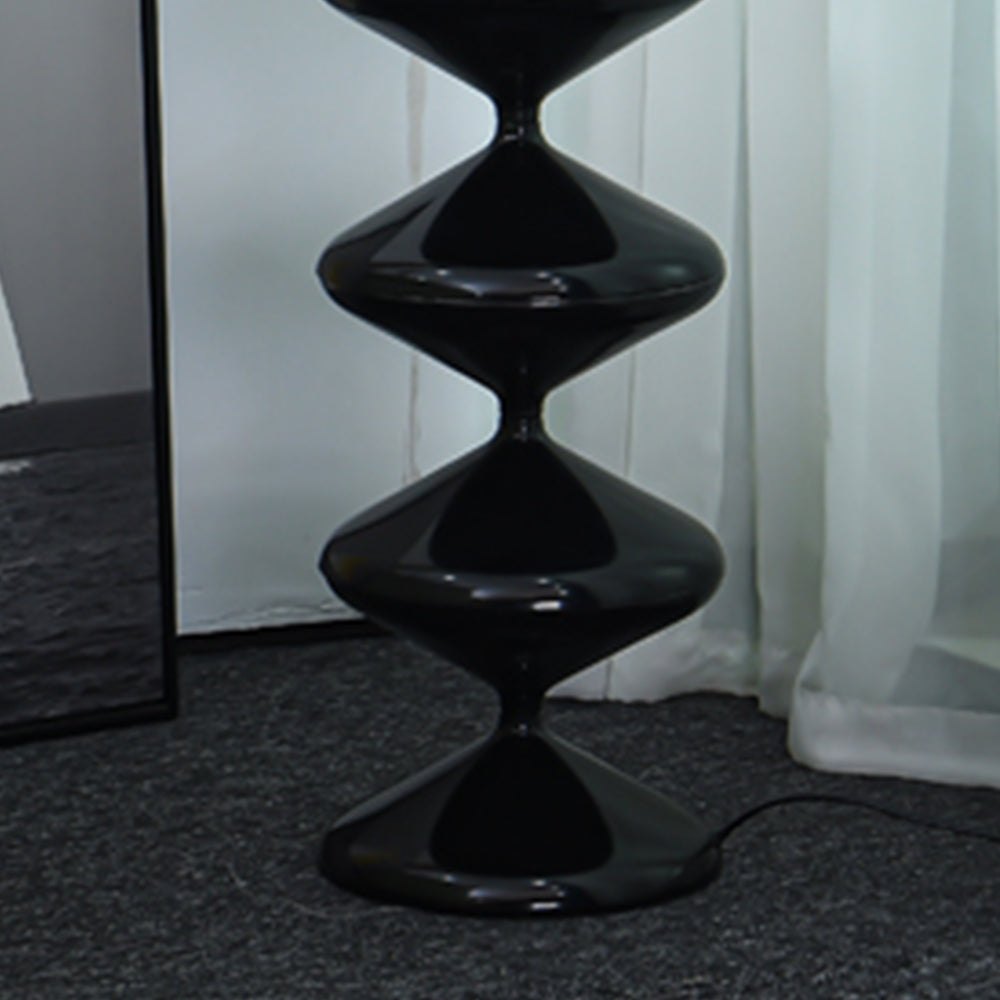 Lampadaire Gourde Métal Sculpturale