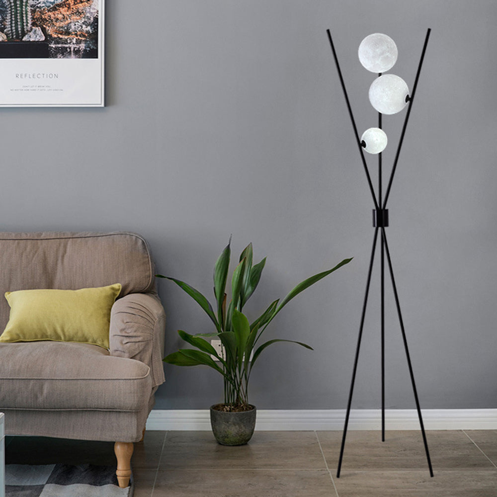 Lampadaire Tripode Acrylique Moderne