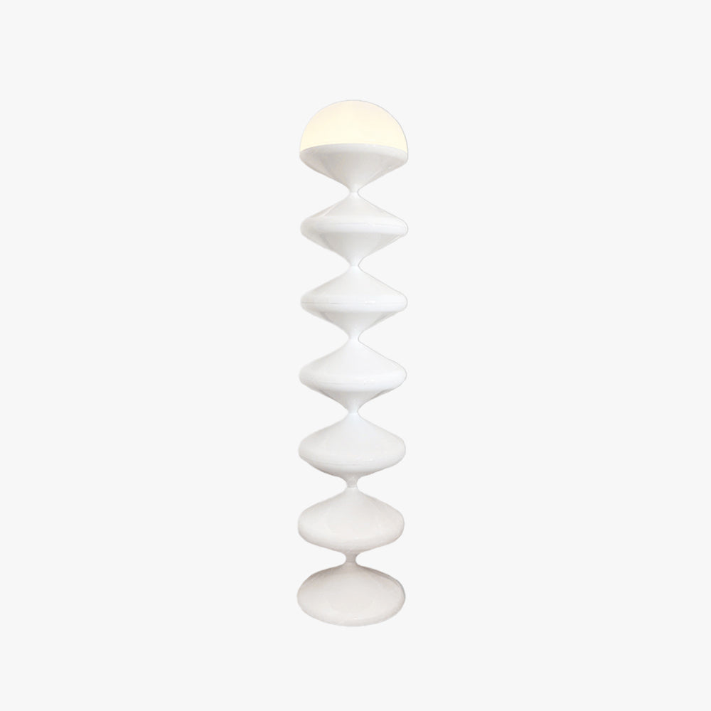Lampadaire Gourde Métal Sculpturale