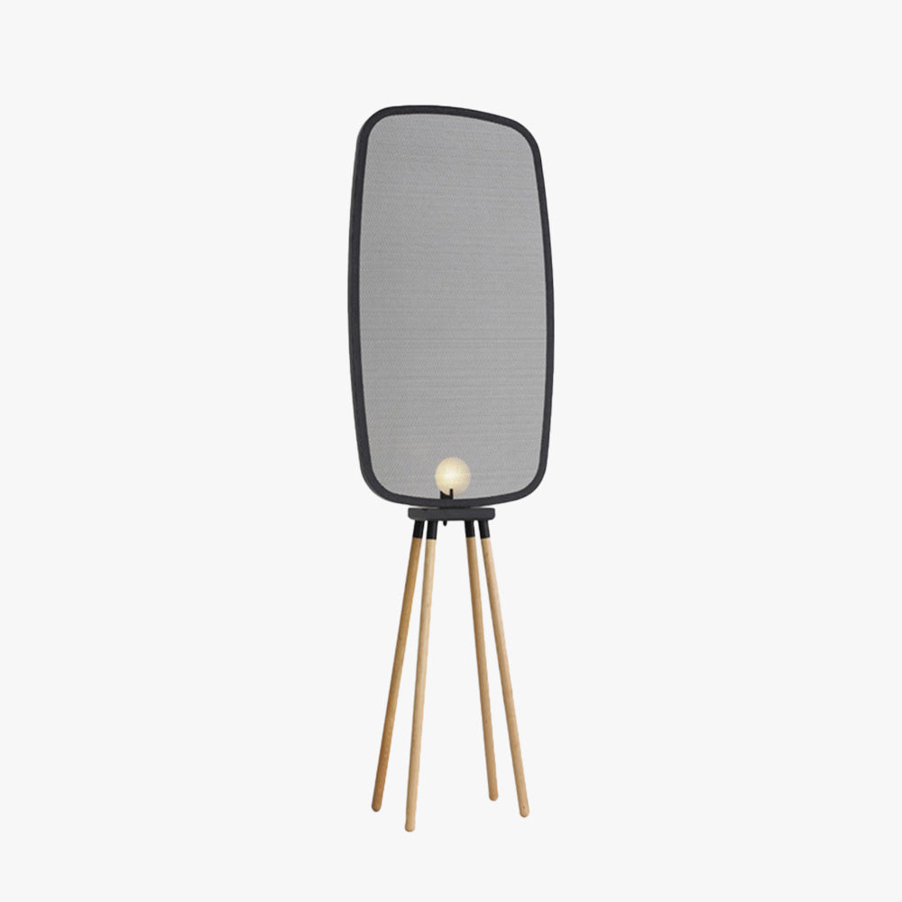 Lampadaire Géométrique Bois & Gris